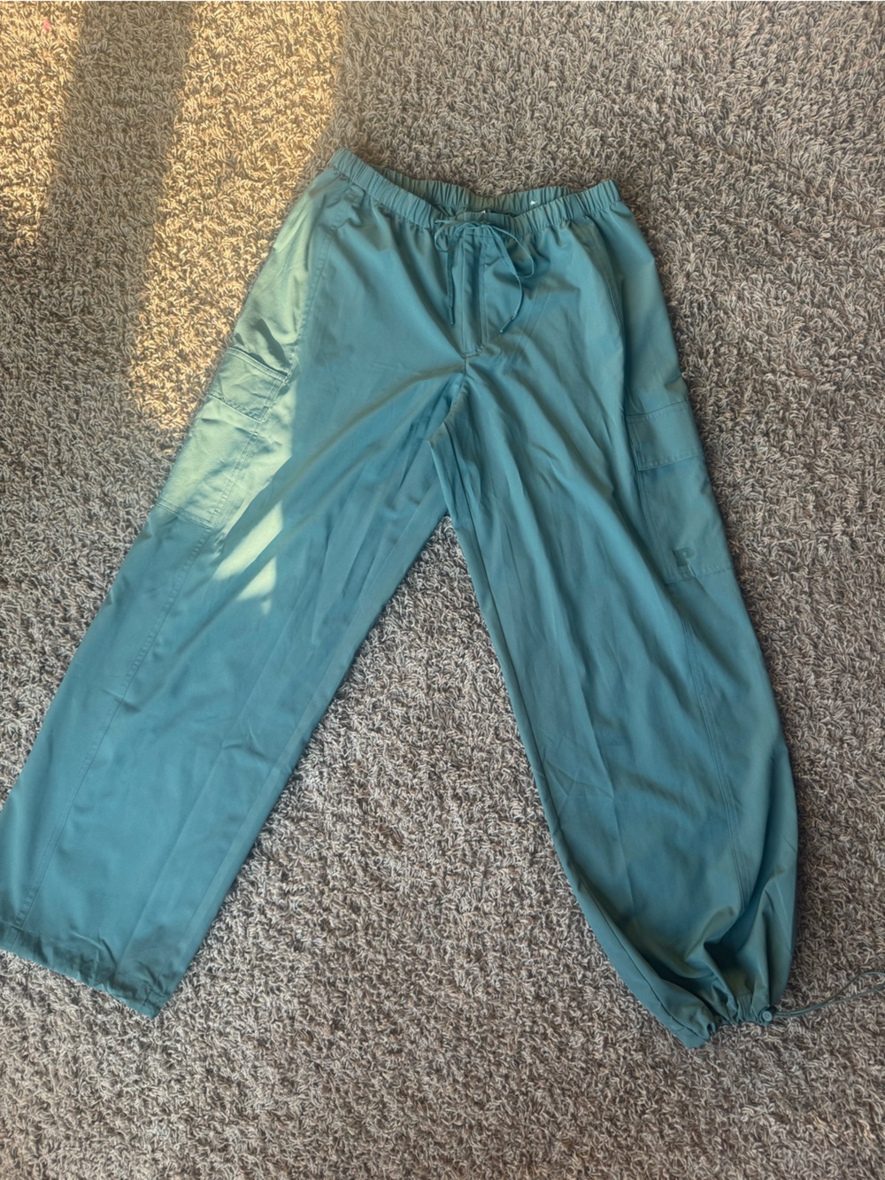 PINK - Women’s Windbreaker Cargo Pants Teal